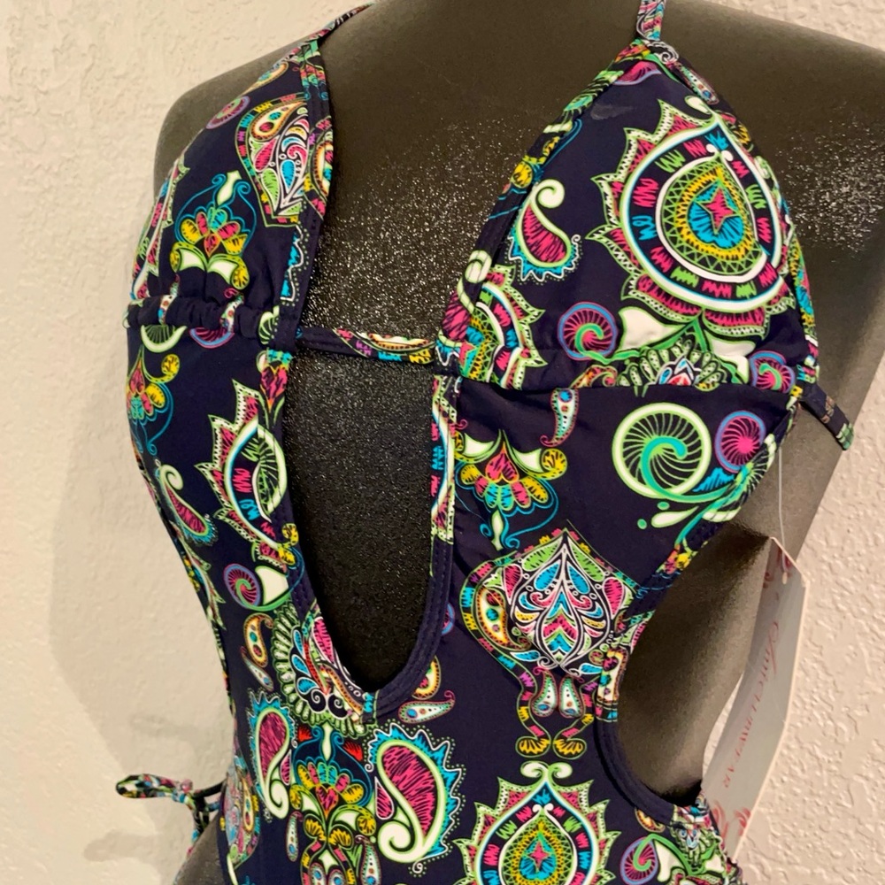 Paisley Print Women Swim One Piece